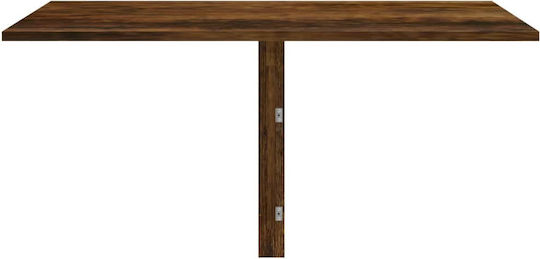 Table Kitchen Collapsible Wooden Smoked Oak 100x60x56cm