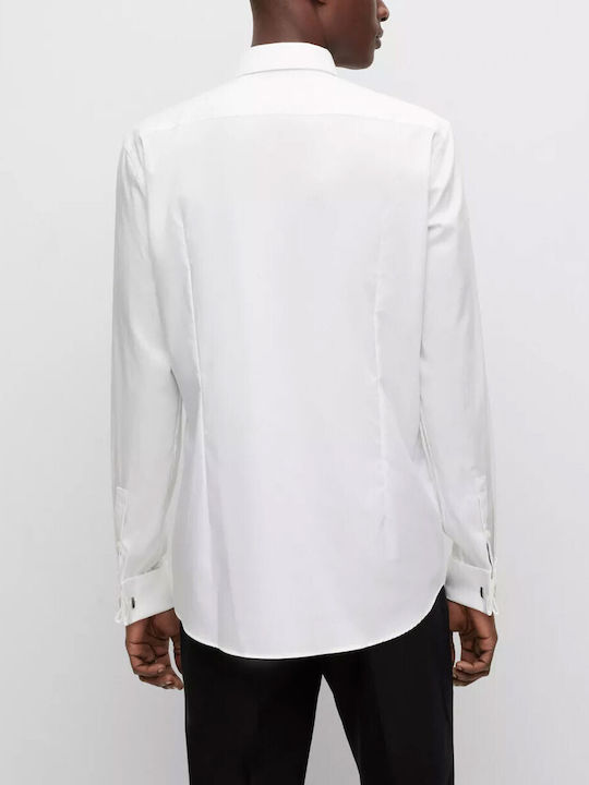 Hugo Boss Men's Shirt Long Sleeve White