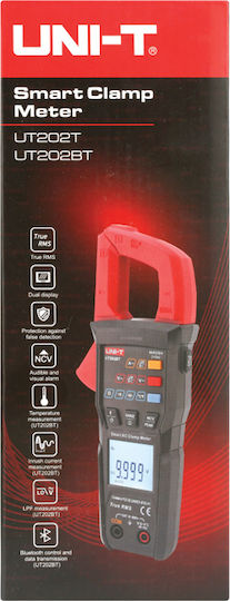 Uni-T Clamp Meter Digital 600A AC True RMS with Test Leads UT202BT