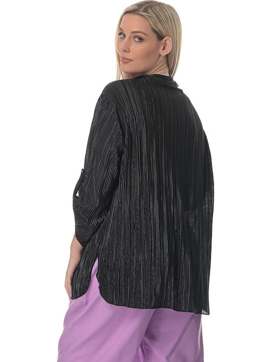 Damen Hemd Schwarz