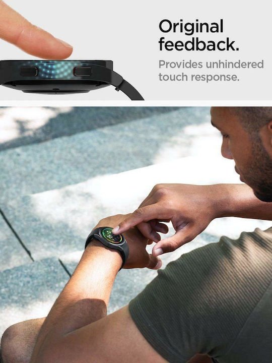 Spigen EZ Fit Tempered Glass for the Galaxy Watch 5 Pro 45mm 2pcs AGL05346