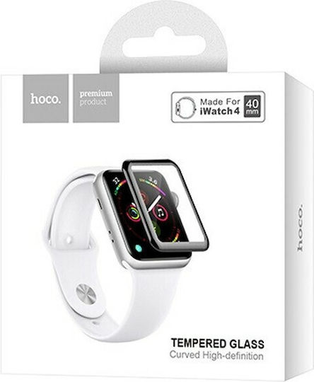 Hoco Curved High-Definition Full Face Tempered Glass pentru Apple Watch 44mm 1buc 28495