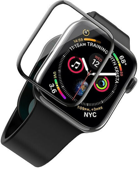 Hoco Curved High-Definition Full Face Tempered Glass pentru Apple Watch 44mm 1buc 28495