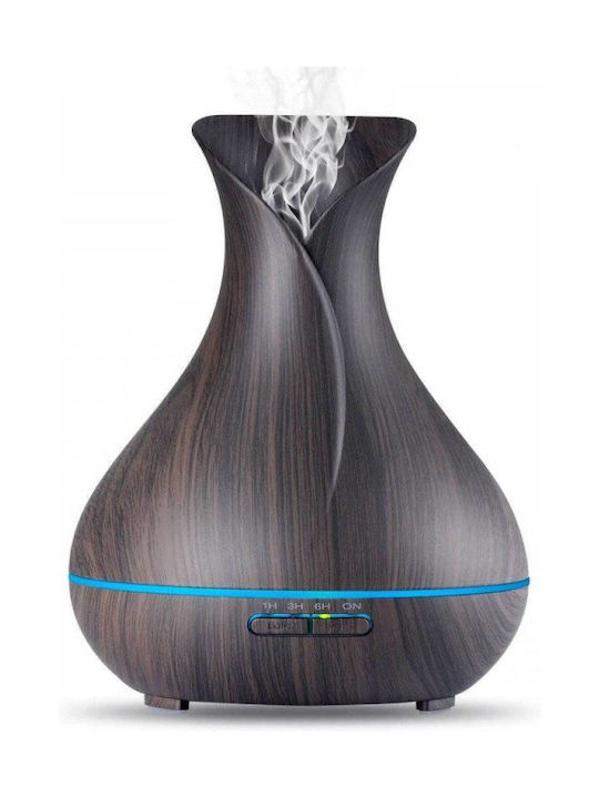 Led Ultrasonic Aromatherapy Diffuser K-H6BS Brown K-H6BS