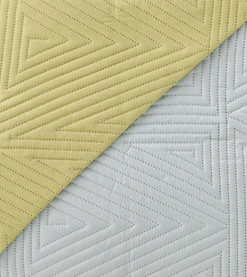 Boreas Κουβερλί Υπέρδιπλο Λαδί 220x240cm