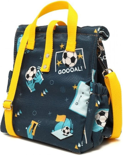 The Lunch Bags Kids Isothermische Hand-Lunch-Tasche 5Es Goal Fußball