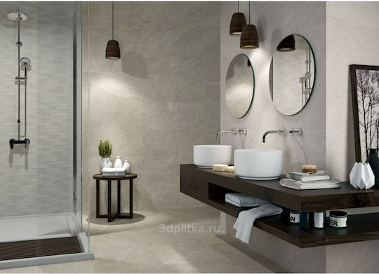 Porcelanite Dos Плочка Порцеланов Матов 33.3x80см Сив