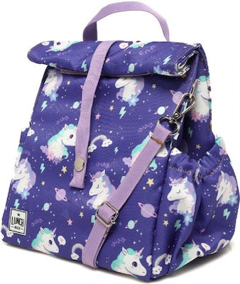 The Lunch Bags Kids Isothermische Hand-Lunch-Tasche 5Es Unicorn Einhörner L21 x B16 x H24cm