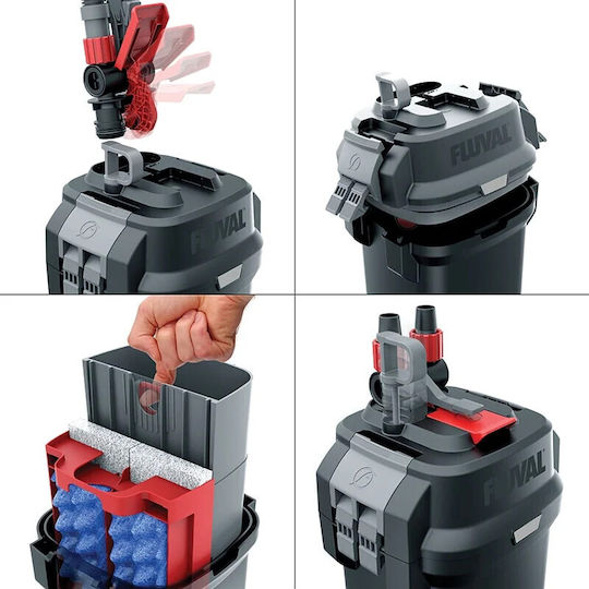 Fluval 107 External Filter 10W with Performance 550lt/h
