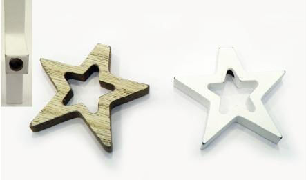 Wooden Stars 24pcs