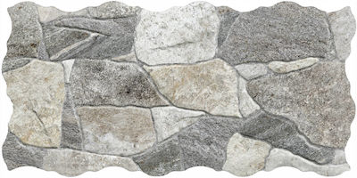 Keros Wall Outdoor Matte Porcelain Tile 46x23cm Multicolour