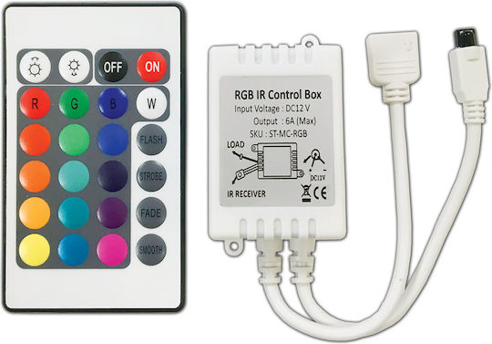 Ασύρματο RGB Controller IR Χειρός 5.3.26