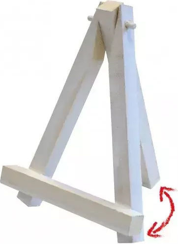 Meyco Καβαλέτο За Рисуване Настолници Дърво Mini 12x12см. с Калъф за Пренасяне