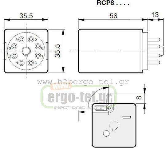 Carlo Gavazzi Индустриално Реле Реле 12V 211-018122000