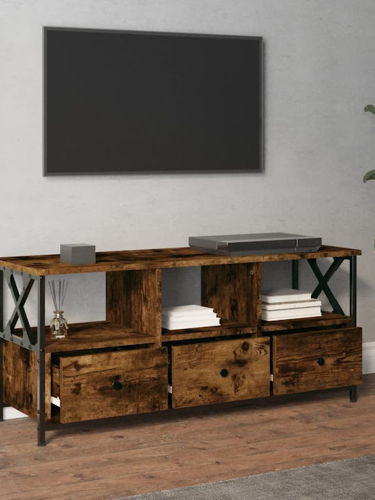 TV Stand Wooden Brown L102xW33xH45cm