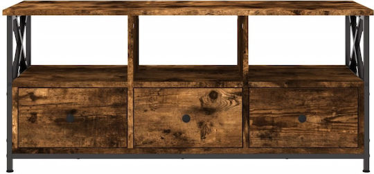 TV-Möbel Hölzernes Braun L102xB33xH45cm