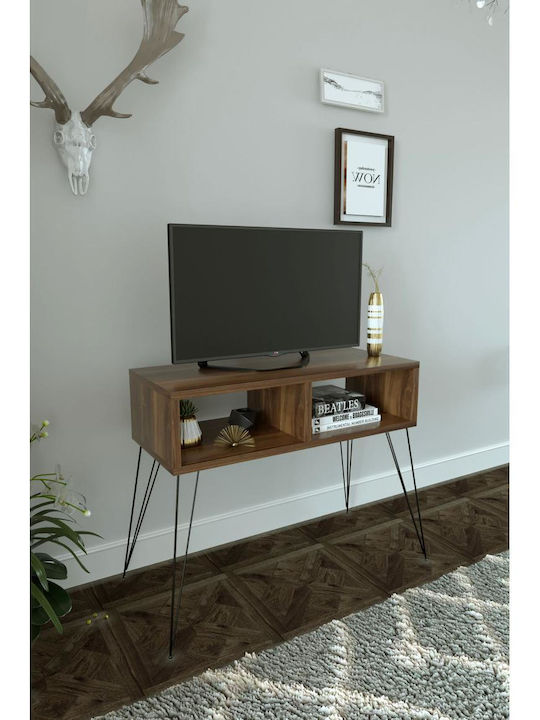 Amara Particle Board TV Furniture Walnut L72xW30xH58.6cm