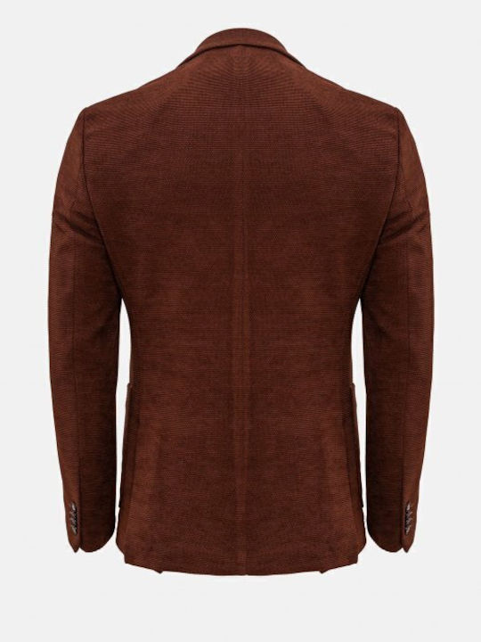 Herrenanzugsjacke Orange