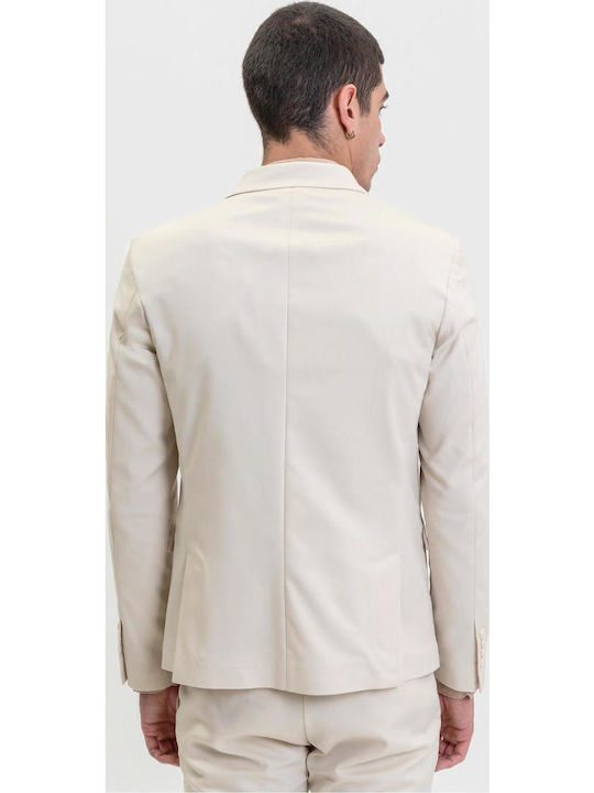 Sommer Herrenanzugsjacke Beige