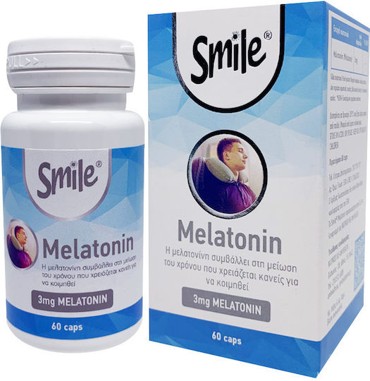 AM Health Melatonin 3mg Ergänzung für den Schlaf 60 Mützen