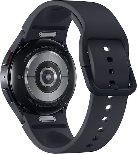 Samsung Galaxy Watch6 Bluetooth Aluminium 40mm Waterproof with Heart Rate Monitor (Graphite)