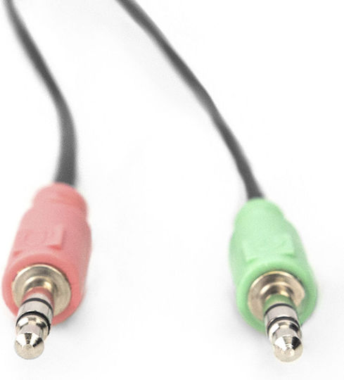 Digitus On Ear Multimedia Headphone with Microphone 3.5mm Jack DA-12202