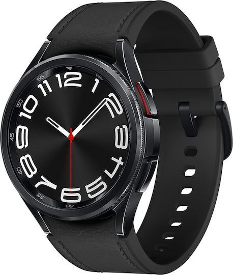 Samsung Galaxy Watch6 Classic Bluetooth Stainless Steel 43mm Waterproof with Heart Rate Monitor (Black)