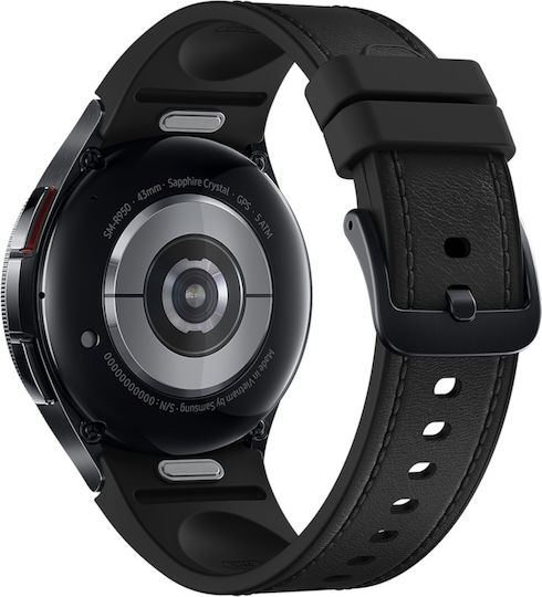 Samsung Galaxy Watch6 Classic Bluetooth Stainless Steel 43mm Waterproof with Heart Rate Monitor (Black)