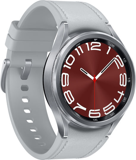 Samsung Galaxy Watch6 Classic Bluetooth Неръждаема стомана 43мм с Пулсомер (Сребрист)