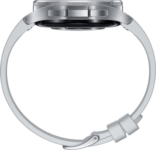 Samsung Galaxy Watch6 Classic Bluetooth Неръждаема стомана 43мм с Пулсомер (Сребрист)