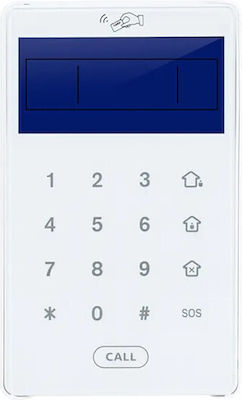 Focus PB-503R Wireless Security Access-Control Keypad with Screen White