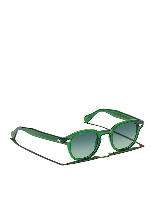 Moscot Lemtosh Unisex Sunglasses with Plastic Frame Emerald Forest Wood