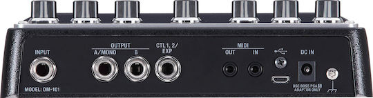 Boss DM-101 DM-101 Πετάλι Effect Delay Ηλεκτρικής Κιθάρας