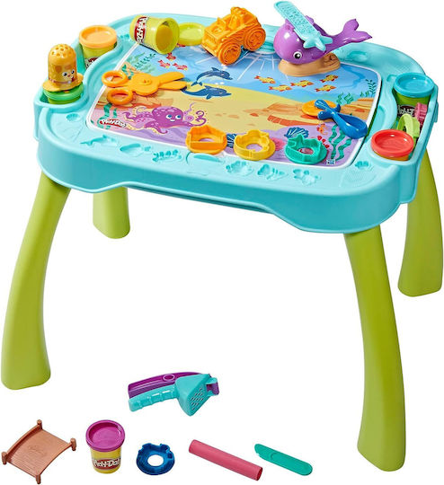 Hasbro Плей-Доу Пластелин - Игра My First Play Table за 3+ Години 6 Броя