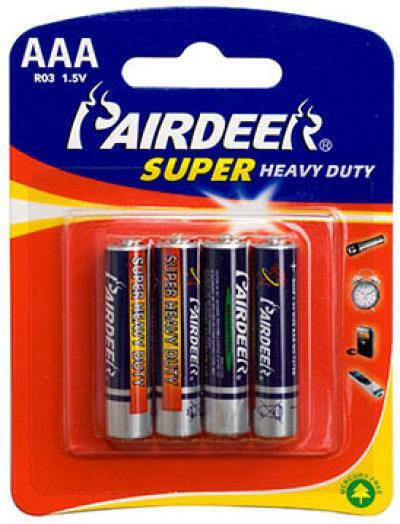 Zink-Batterien Zink AAA 1.5V 30Stück