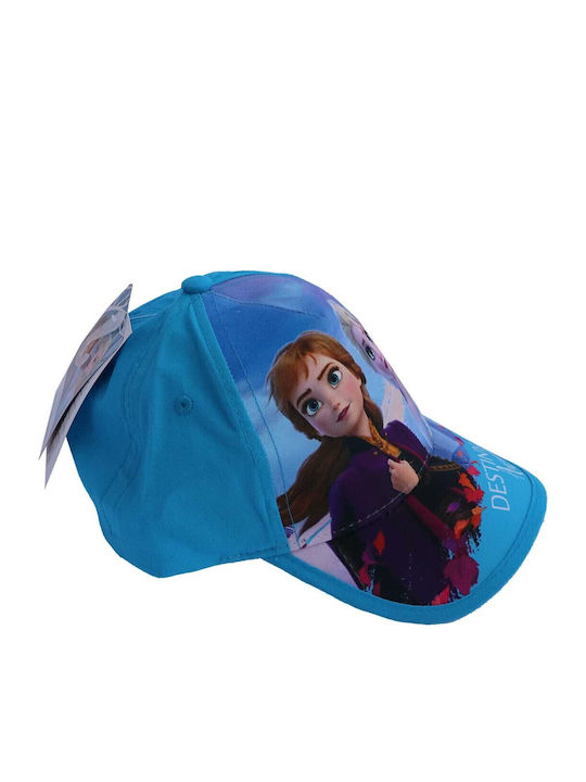 Disney Παιδικό Καπέλο Jockey Frozen Γαλάζιο