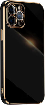 Bodycell Umschlag Rückseite Silikon Gold Plated (iPhone 12 / 12 Pro) BG-00013