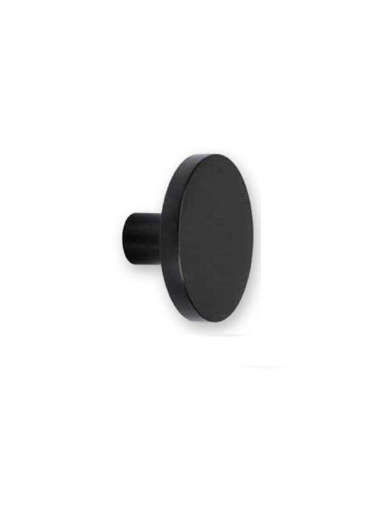 Import Hellas Knob Furniture made of Metallic in Black Color 24mm 6090-34 1pcs