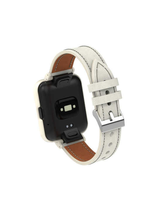 Watch Μεταλλική Θήκη σε Λευκό χρώμα για το Mi Watch Lite