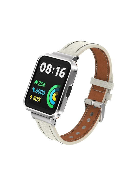 Watch Metal Case in White color for Mi Watch Lite