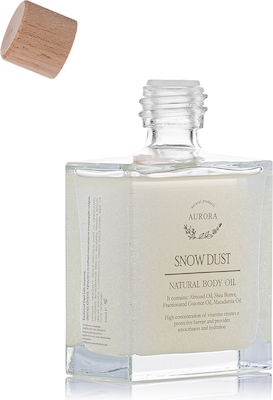 Aurora Natural Snow Dust Biologic și Uscat Ulei de migdale cu Strălucire 100ml