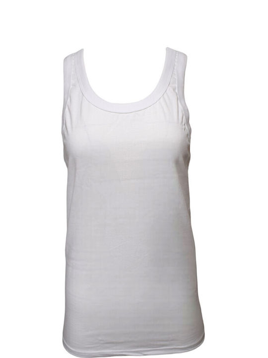 Apple Boxer 0310340 Men's Sleeveless Undershirt White