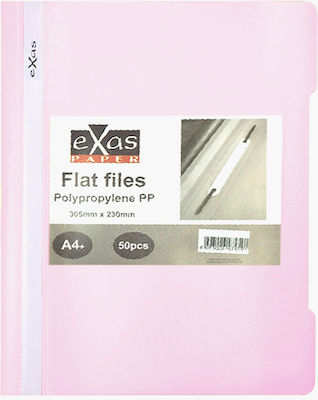 Exas Paper Clipboard with Spring for Paper A4 Pink 1pcs