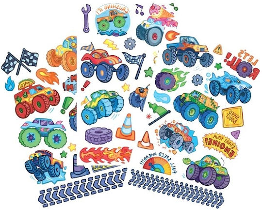 Ooly Monster Truck Παιδικά Τατουάζ