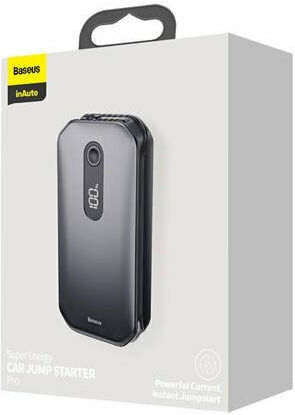 Baseus Super Energy Pro Преносим Стартер за автомобилна батерия 12000mAh с Захранваща банка / USB / Стъкла 12V 12000mΑh