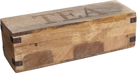 Atmosphera Caseta pentru Ceai cu capac Lemn Maro 32x10.3x9.5cm Atmosphera Caseta pentru Ceai cu capac Lemn Maro 32x10.3x9.5cm