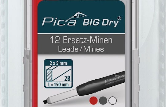 Pica Μύτες Μολυβιού Πάχους 5mm Τύπου 2B