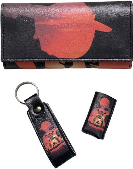 Dino Rossi Lederne Tabaktasche in Rot mit magnetischem Verschluss 16x9cm