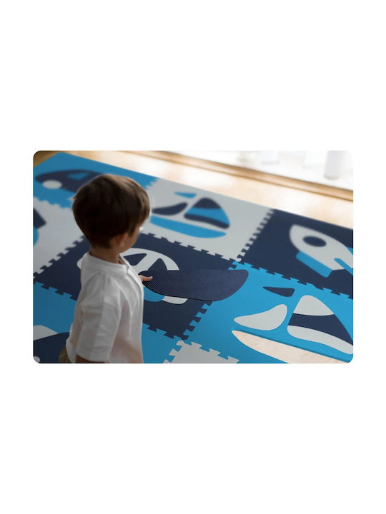 Ricokids Διαδραστικό Παζλ Δαπέδου Μέσα Μεταφοράς 9τμχ