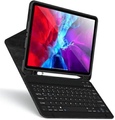 Usams BH655 Flip Cover Piele artificială cu Tastatură Engleză SUA Verde (iPad 2019/2020/2021 10.2'' - iPad 2019/2020/2021 10.2'') IP1027YR02